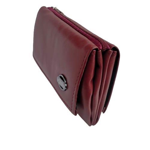 Women leather formal clutch