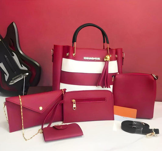 Girls pu leather plain shoulden bag