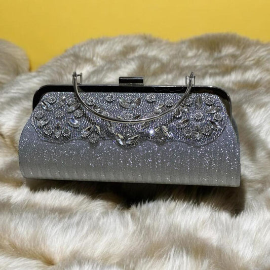 bridal embroidered fancy  clutch