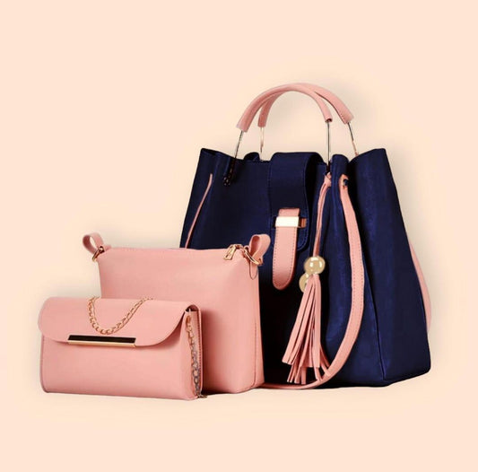 Stylish women pu leather hand set-3 pcs
