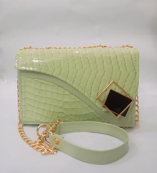 Women rexine textured shoulder bag