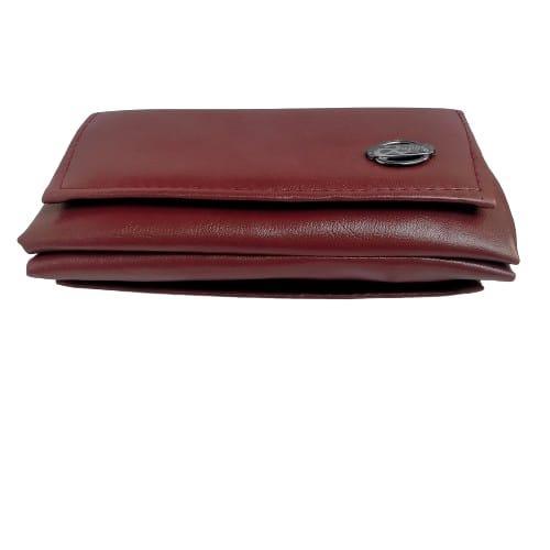Women leather formal clutch